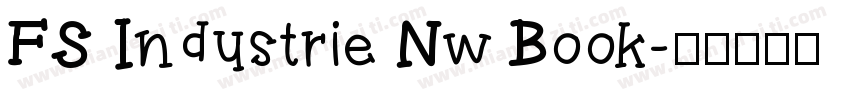 FS Industrie Nw Book字体转换